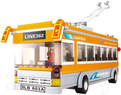 Конструктор Sluban Троллейбус M38-B0332