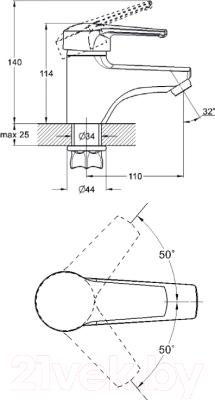 Смеситель G.Lauf SIT1-A182