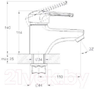 Смеситель G.Lauf LWZ1-A182