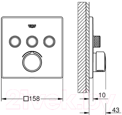 Смеситель GROHE SmartControl 29149000