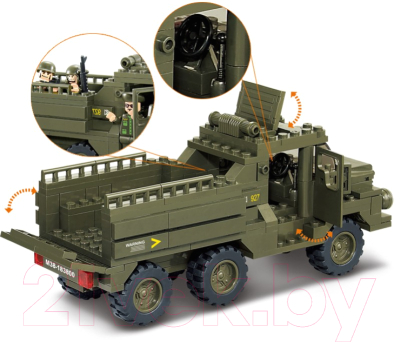 Конструктор Sluban Армейский грузовик / M38-B0301
