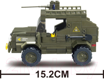 Конструктор Sluban Сервисные войска / M38-B0307