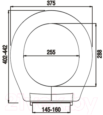 Сиденье для унитаза Milardo 010PP00M31
