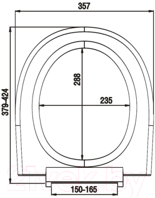 Сиденье для унитаза Milardo 020PP00M31