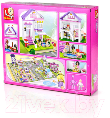 Конструктор Sluban Вилла с бассейном / M38-B0532