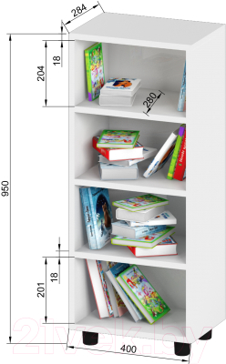 Стеллаж игровой Славянская столица ДУ-СМ2-40