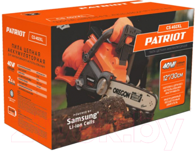 Пила цепная аккумуляторная PATRIOT СS 402XL