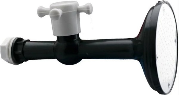 Лейка для дачного душа ЭлБЭТ С шаровым краном - фото