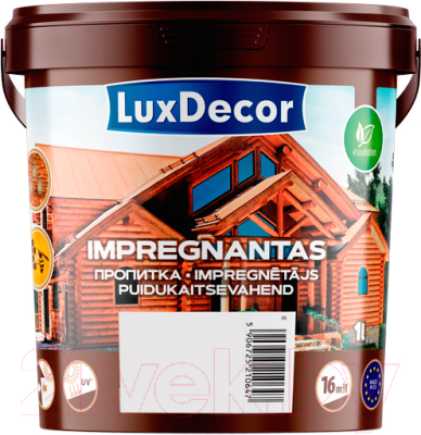 Пропитка для дерева LuxDecor Plus дуб - фото