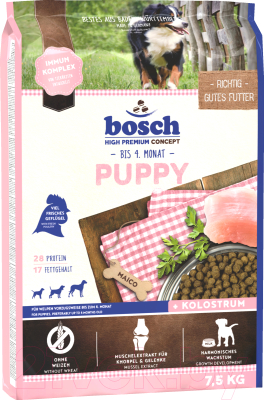 Сухой корм для собак Bosch Petfood Puppy (7.5кг) - фото