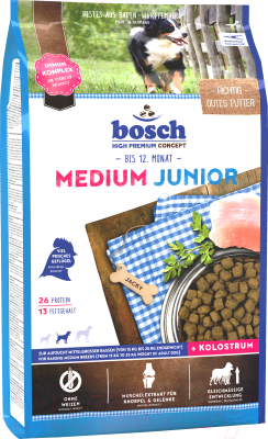 Сухой корм для собак Bosch Petfood Medium Junior - фото