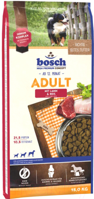 Сухой корм для собак Bosch Petfood Adult Lamb&Rice - фото
