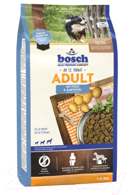 Сухой корм для собак Bosch Petfood Adult Fish&Potato - фото
