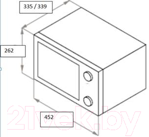 Микроволновая печь Maunfeld GFSMO.20.5W