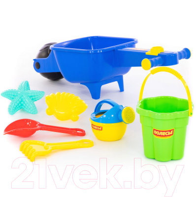 Тележка с игрушками для песочницы Полесье Набор №337 / 35691