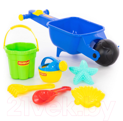 Тележка с игрушками для песочницы Полесье Набор №337 / 35691