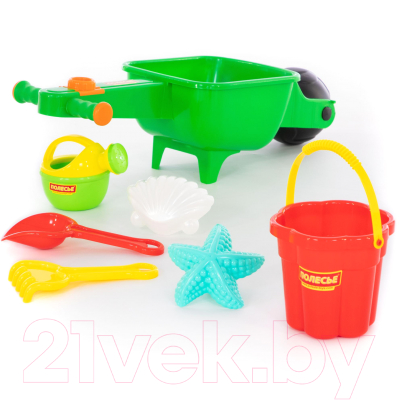 Тележка с игрушками для песочницы Полесье Набор №337 / 35691