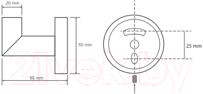 Крючок для ванной Bemeta 104206020