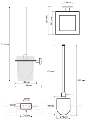 Ершик для унитаза Bemeta 153113012