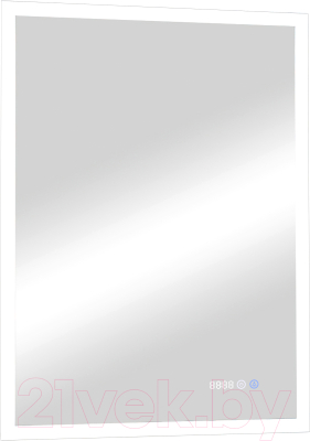 Зеркало Континент Sevilla Led 60x80 (с часами)