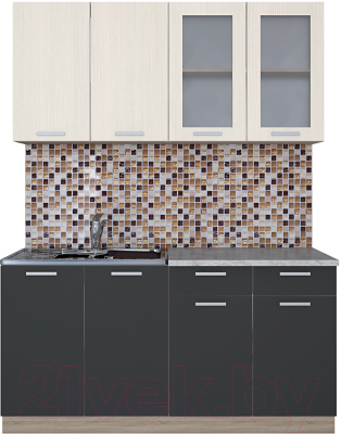 Готовая кухня Интерлиния Мила 16 - фото