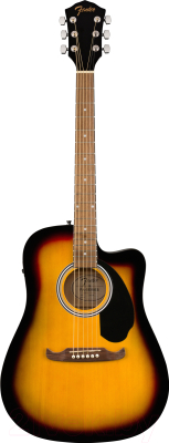 Электроакустическая гитара Fender FA-125CE Dreadnought SB WN - фото