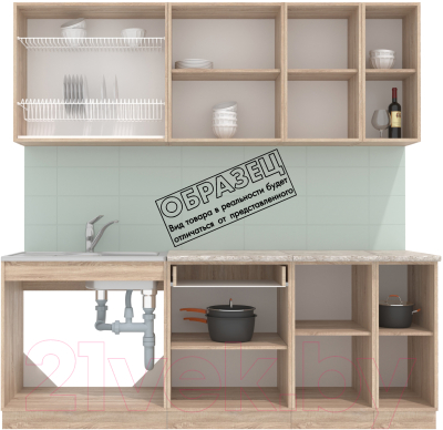 Готовая кухня Интерлиния Мила 21