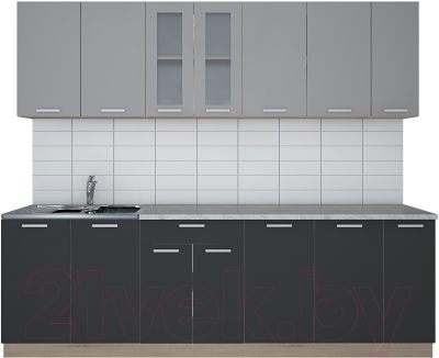 Готовая кухня Интерлиния Мила 25 - фото