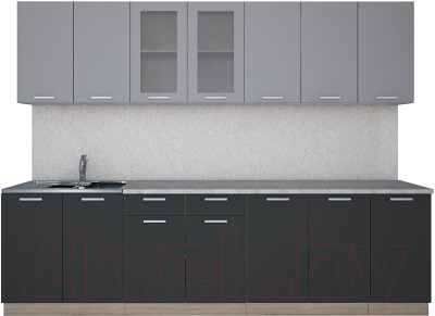 Готовая кухня Интерлиния Мила 28 - фото