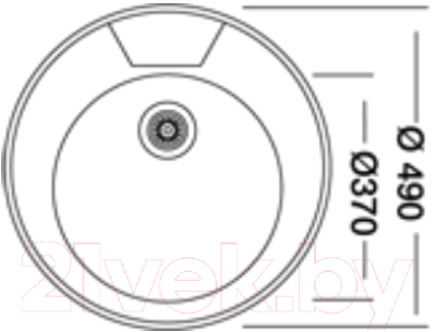 Мойка кухонная КромРус EC-445