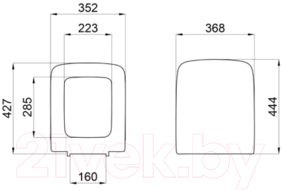 Сиденье для унитаза АВН SD 08u