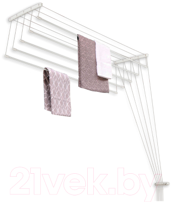 Сушилка для белья Comfort Alumin Group Потолочная 5 прутьев 100см