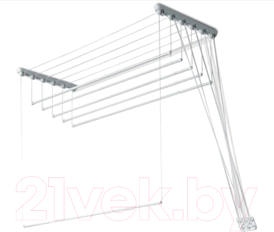Сушилка для белья Comfort Alumin Group Потолочная 5 прутьев 150см - фото