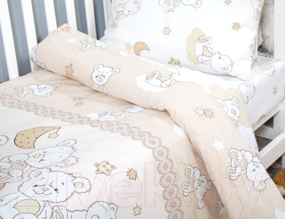 Комплект постельный для малышей АртПостель Медвежата 922