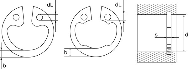 Стопорное кольцо Forch 254272