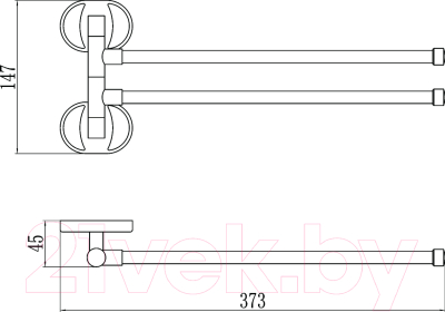 Держатель для полотенца Savol S-008602