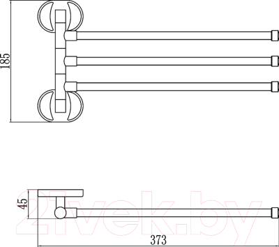 Держатель для полотенца Savol S-008603
