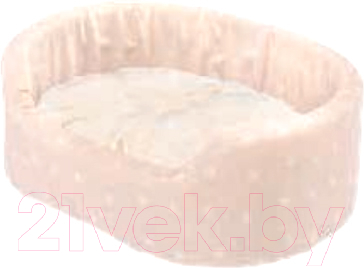 Лежанка для животных Ferplast Dandy Mini / 84895098 (звезды на розовом) - фото