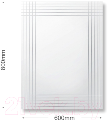 Зеркало Алмаз-Люкс Г-047