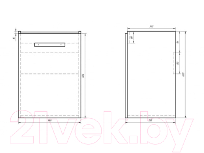 Тумба под умывальник Dreja Almi 50 New