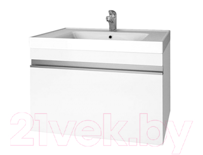 Тумба под умывальник Dreja Grace 60 (белый лак) - фото