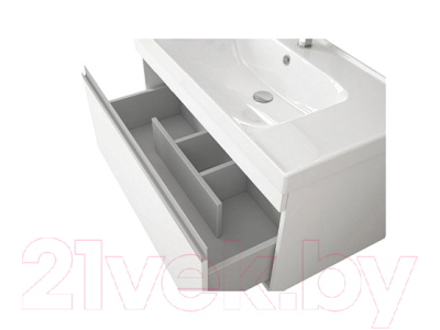 Тумба под умывальник Dreja Grace 60 (белый лак)