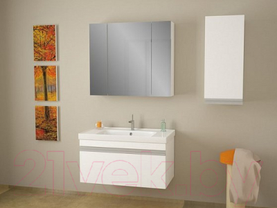 Тумба под умывальник Dreja Grace 60 (белый лак)