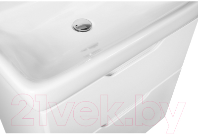 Тумба под умывальник Dreja Q Plus 55 (белый лак)