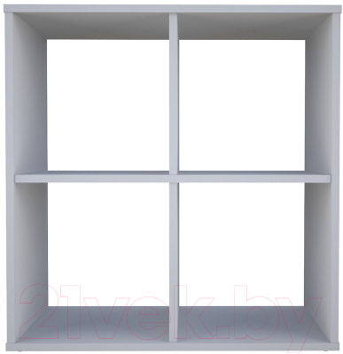 Стеллаж Polini Kids Home Smart Кубический 4 секции (белый)