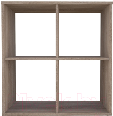 Стеллаж Polini Kids Home Smart Кубический 4 секции (дуб)