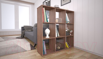 Стеллаж Polini Kids Home Smart Кубический 9 секции (винтаж)