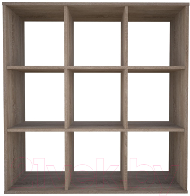 Стеллаж Polini Kids Home Smart Кубический 9 секции (дуб)