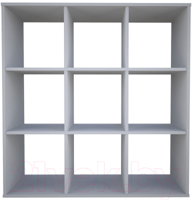 Стеллаж Polini Kids Home Smart Кубический 9 секций (белый)