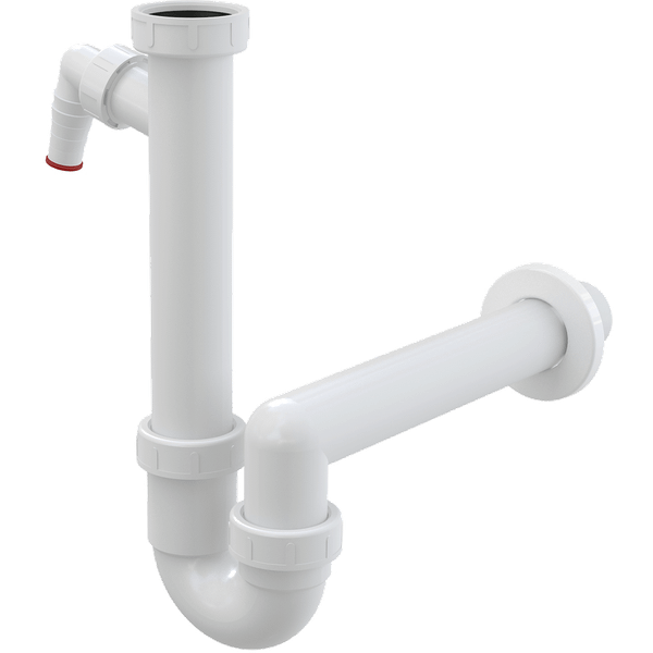 Сифон Alcadrain A81-DN40 с накидной гайкой 6/4
